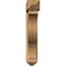 Ekena Millwork Funston Arts and Crafts Rough Sawn Bracket w/ Offset Brace, Western Red Cedar, 8"W x 40"D x 44"H BKT0806X40X44FST03RWR - alternate 4